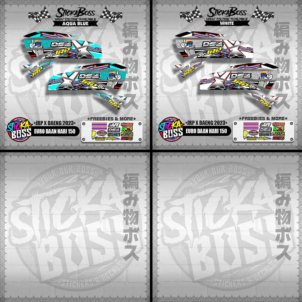 EURO DAAN HARI 150 DECALS ( JRP X DAENG 2023 )【WITH FREEBIES】
