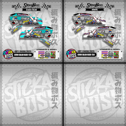 EURO DAAN HARI 150 DECALS ( JRP X DAENG 2023 )【WITH FREEBIES】