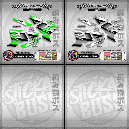HONDA CBR 150 OLD DECALS ( THAILAND 001 )【WITH FREEBIES】