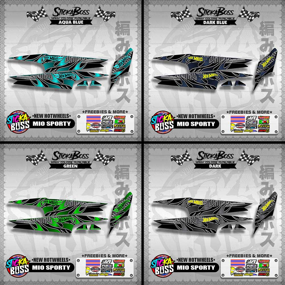 MIO SPORTY DECALS ( NEW HOTWHEELS )【WITH FREEBIES】