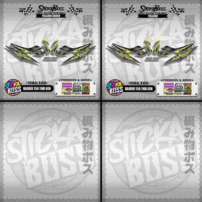 RAIDER 150 2ND GEN DECALS ( TRIBAL R150 )【WITH FREEBIES】
