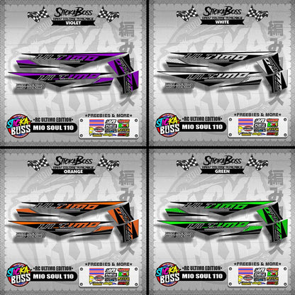 MIO SOUL 110 DECALS ( RC ULTIMO EDITION )【WITH FREEBIES】