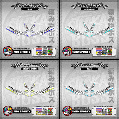 MIO SPORTY INDO DECALS ( FOR WHITE LINE STRIPPING A8 )【WITH FREEBIES】
