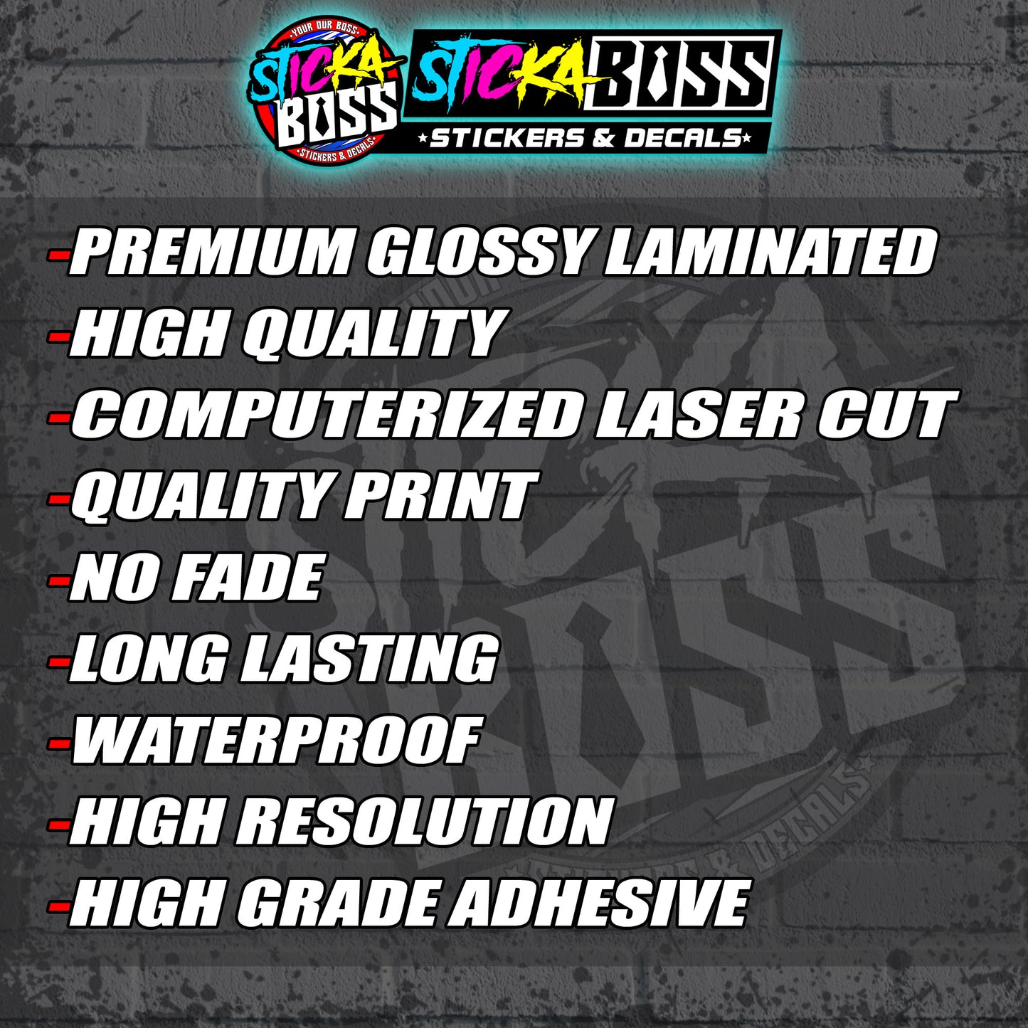 TREASURE  |PEEKER STICKER【VINYL PRINTED】( LAMINATED / WATERPROOF )