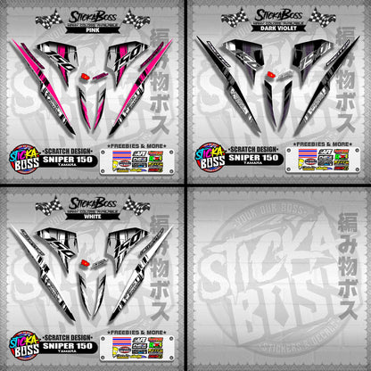 SNIPER 150 VIETNAM DECALS ( SCRATCH DESIGN )【WITH FREEBIES】