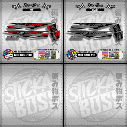 MIO SOUL 110 DECALS ( RC ULTIMO EDITION )【WITH FREEBIES】