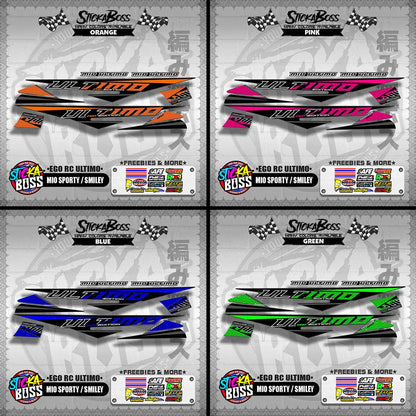MIO SPORTY / SMILEY DECALS ( EGO RC ULTIMO )【WITH FREEBIES】