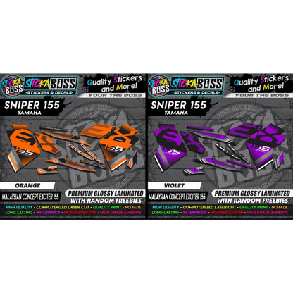 SNIPER 155 New Stock Decals [ MALAYSIAN CONCEPT EXCITER 155 ]