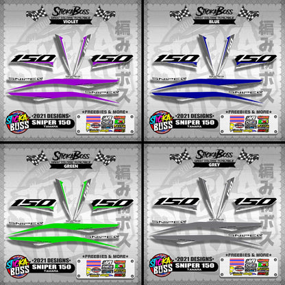 SNIPER 150 DECALS ( 2021 DESIGNS )【WITH FREEBIES】