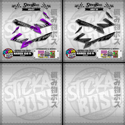 RAIDER 150 Fi DECALS ( SATRIA F150 2022  )【WITH FREEBIES】