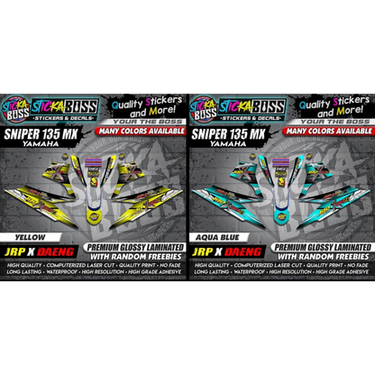 Sniper 135 MX Thailand Decals ( JRP x DAENG )【WITH FREEBIES】