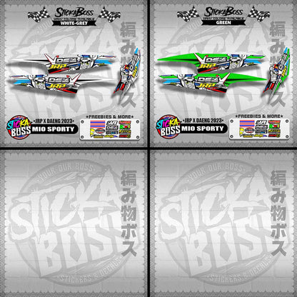 MIO SPORTY DECALS ( DAENG X JRP 2023 )【WITH FREEBIES】
