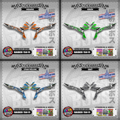 SUZUKI RAIDER 150 Fi Thai Decals ( Satria Blast Edition )【WITH FREEBIES】Thailand Concept
