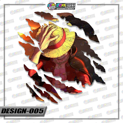 ONE PIECE PART 1 | ANIME SCRATCH STICKER【VINYL PRINTED】( LAMINATED / WATERPROOF )【Stickaboss】