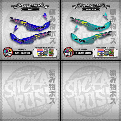 RS 125 NICE / 125 CARB STICKER DECALS ( N SPORT )【WITH FREEBIES】