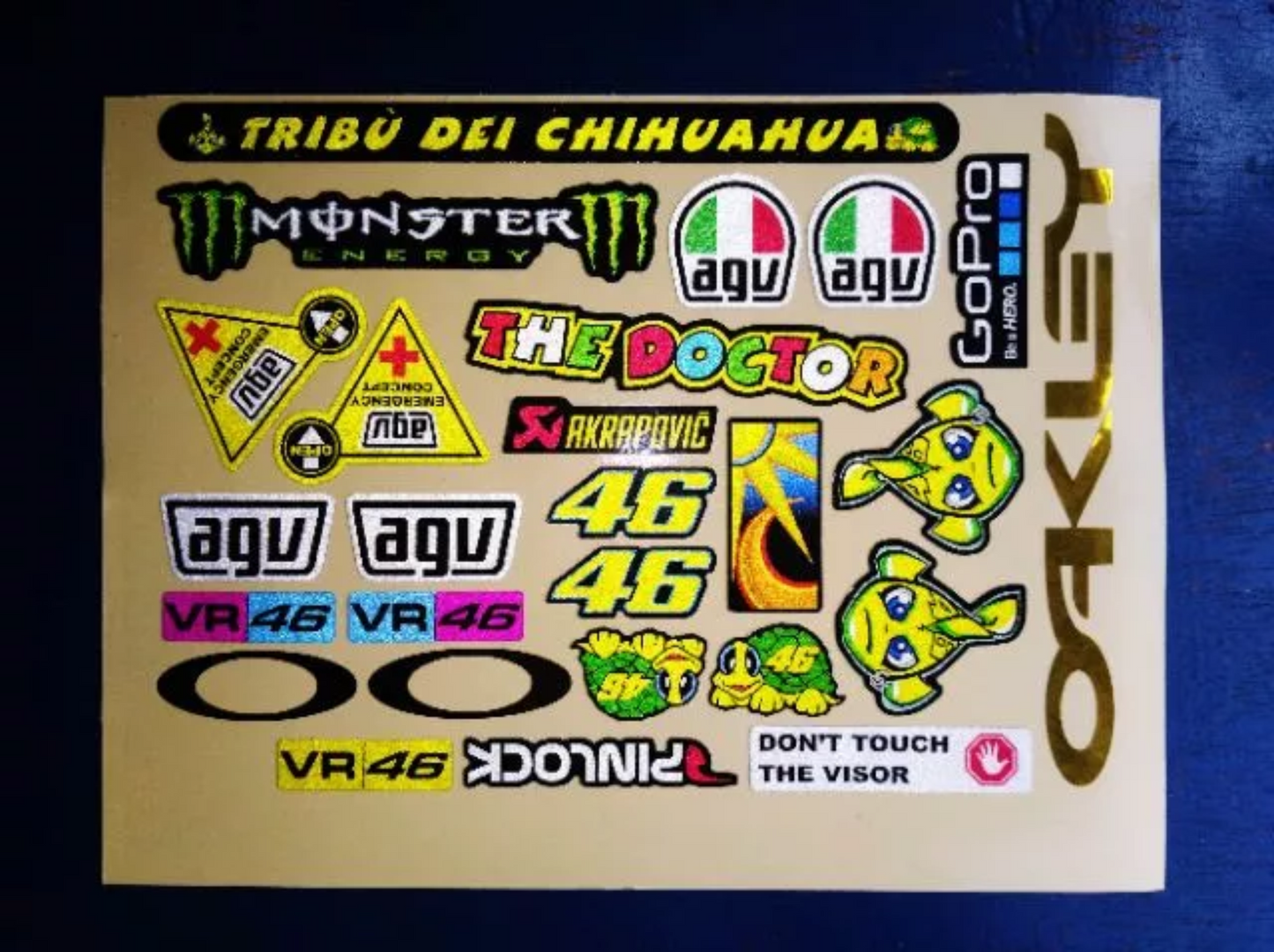 [ BUNDLE SET ] REFLECTORIZED VISOR STICKERS [ THICKER QUALITY / HD PRINTOUT / MACHINE CUT ]