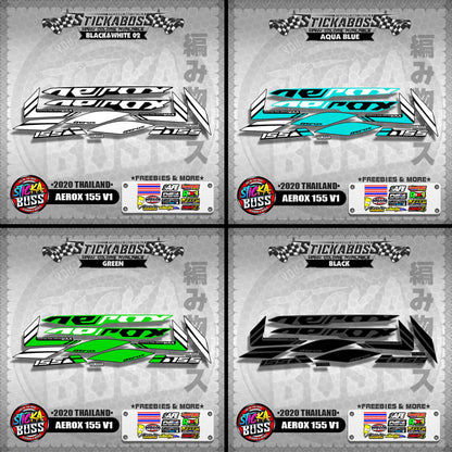 AEROX 155 V1 STOCK DECALS  ( 2020 THAILAND )【WITH FREEBIES】