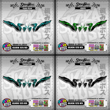 CLICK 125 V3 DECALS ( VARIO G1 2023 )【WITH FREEBIES】