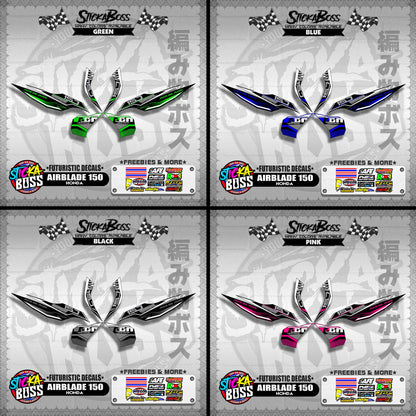 AIRBLADE 150 ( FUTURISTIC DECALS )【WITH FREEBIES】