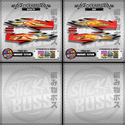 HONDA WAVE 125 R ( THAI V2 ) 【WITH FREEBIES】