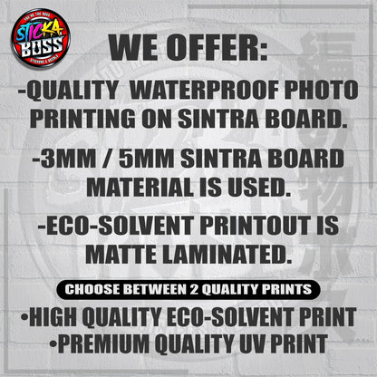CUT TO SHAPE LOGO ON SINTRA BOARD | PART 2 - BIGGER SIZE | CUSTOMIZED | NEXT DAY SHIP 【LOWEST PRICE】