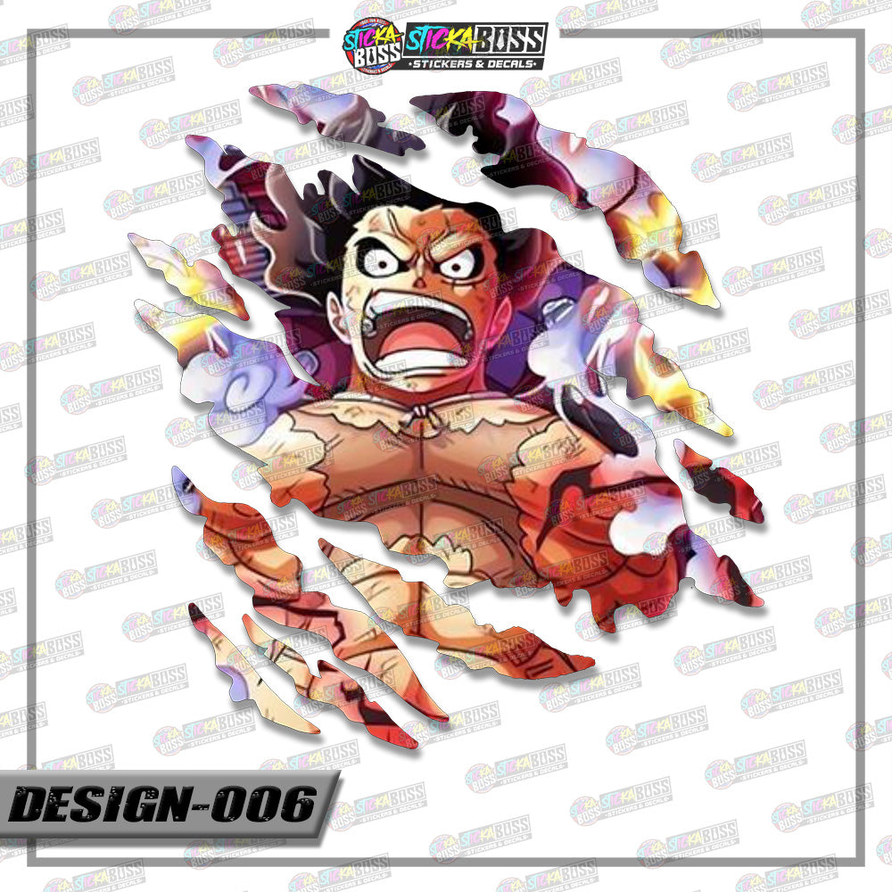 ONE PIECE PART 1 | ANIME SCRATCH STICKER【VINYL PRINTED】( LAMINATED / WATERPROOF )【Stickaboss】