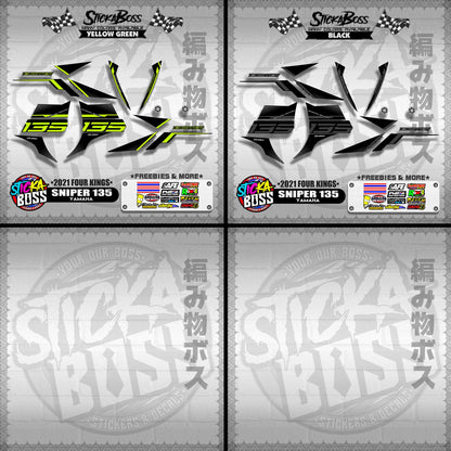 SNIPER 135 DECALS ( 2021 FOUR KINGS )【WITH FREEBIES】