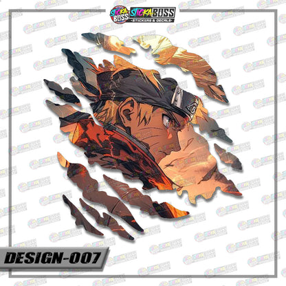 NARUTO PART 1 | ANIME SCRATCH STICKER【VINYL PRINTED】( LAMINATED / WATERPROOF )【Stickaboss】
