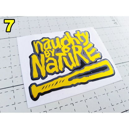[PART 8] Gold Chrome Decal Stickers Vinyl Cut Out Stickers [ Religious / Thailook / Yayamanin ]