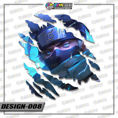 NARUTO PART 1 | ANIME SCRATCH STICKER【VINYL PRINTED】( LAMINATED / WATERPROOF )【Stickaboss】