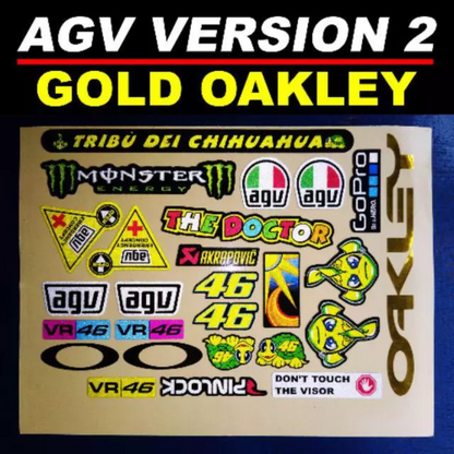 [ BUNDLE SET ] REFLECTORIZED VISOR STICKERS [ THICKER QUALITY / HD PRINTOUT / MACHINE CUT ]
