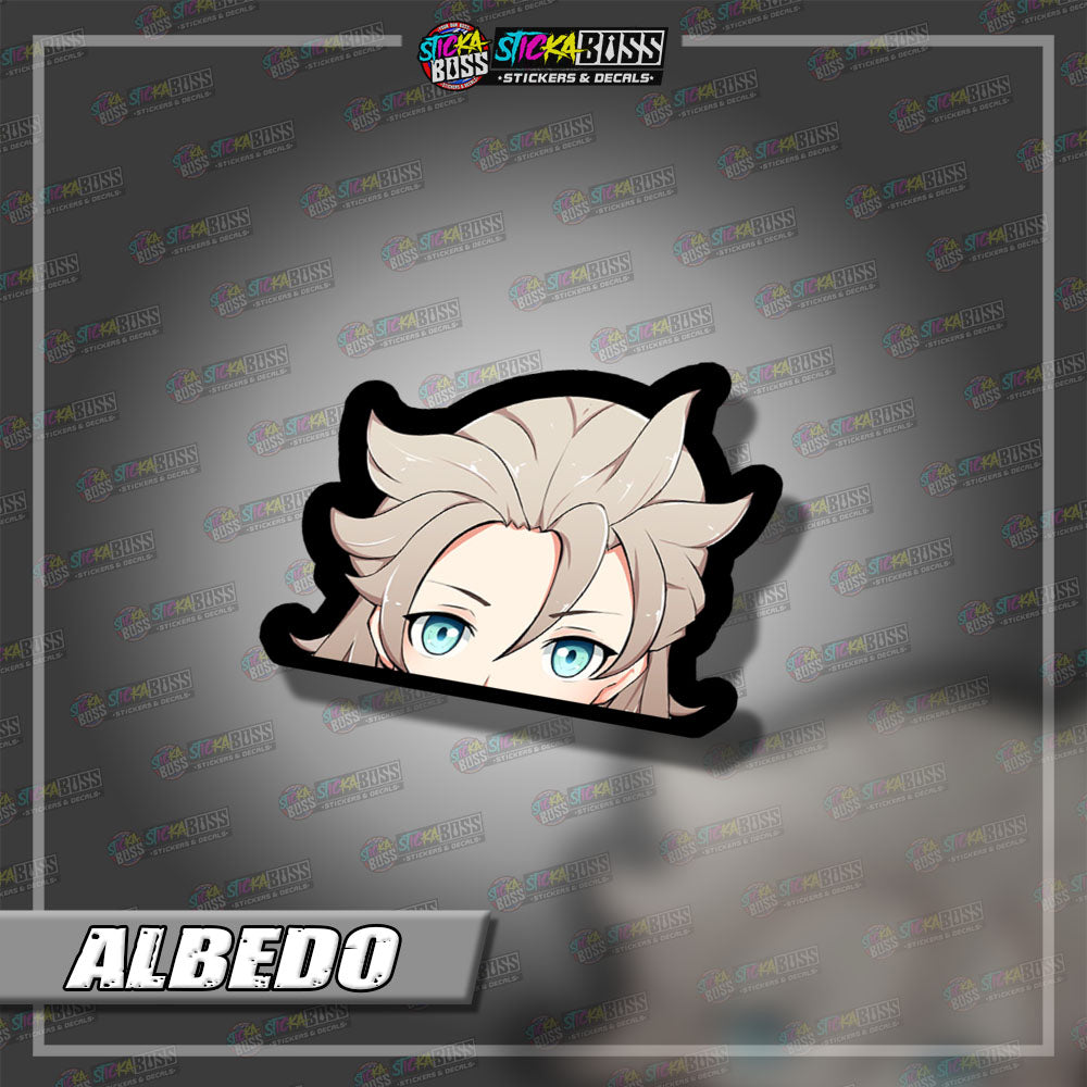 GENSHIN IMPACT | ANIME PEEKER STICKER【VINYL PRINTED】( LAMINATED / WATERPROOF )