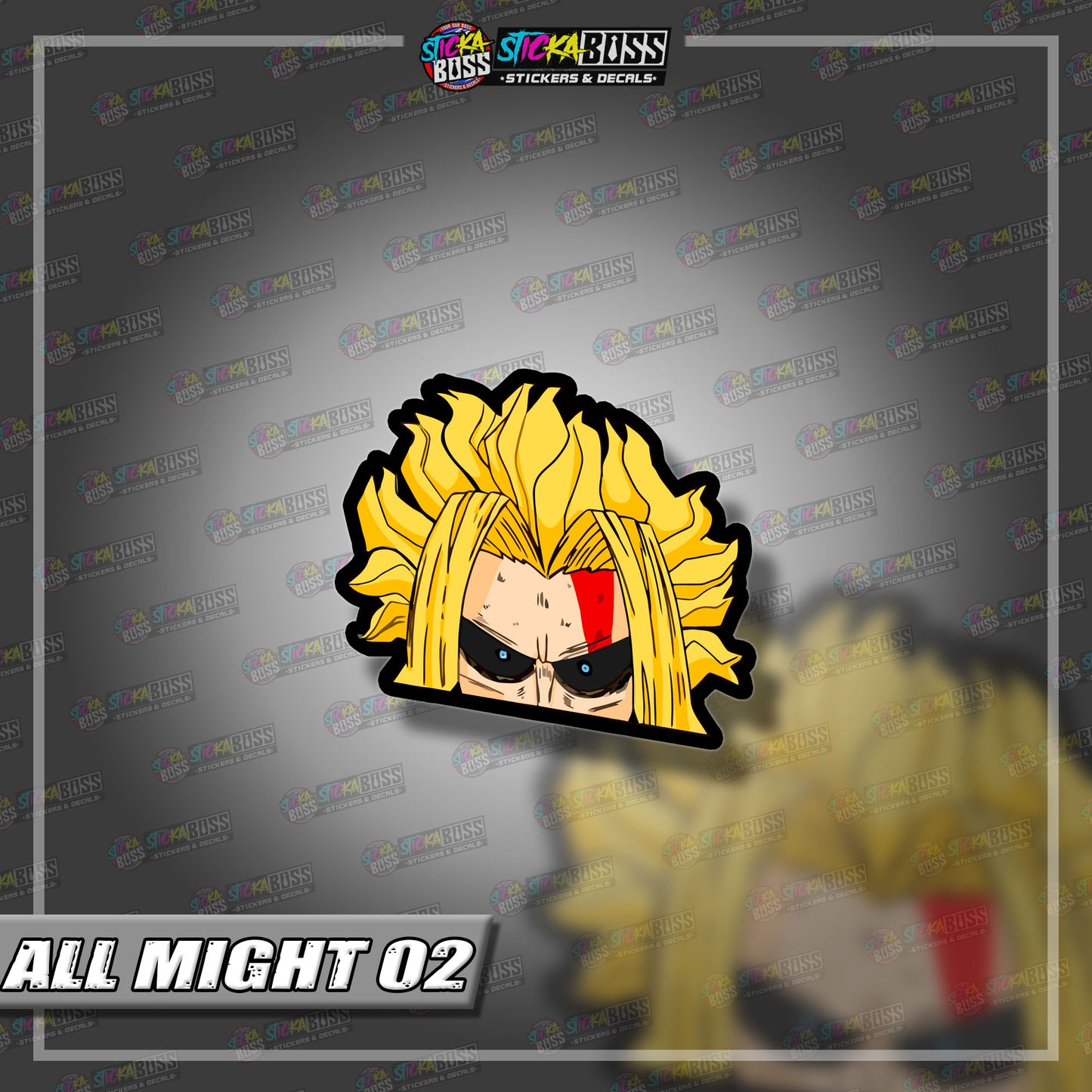 MY HERO ACADEMIA | ANIME PEEKER STICKER【VINYL PRINTED】( LAMINATED / WATERPROOF )