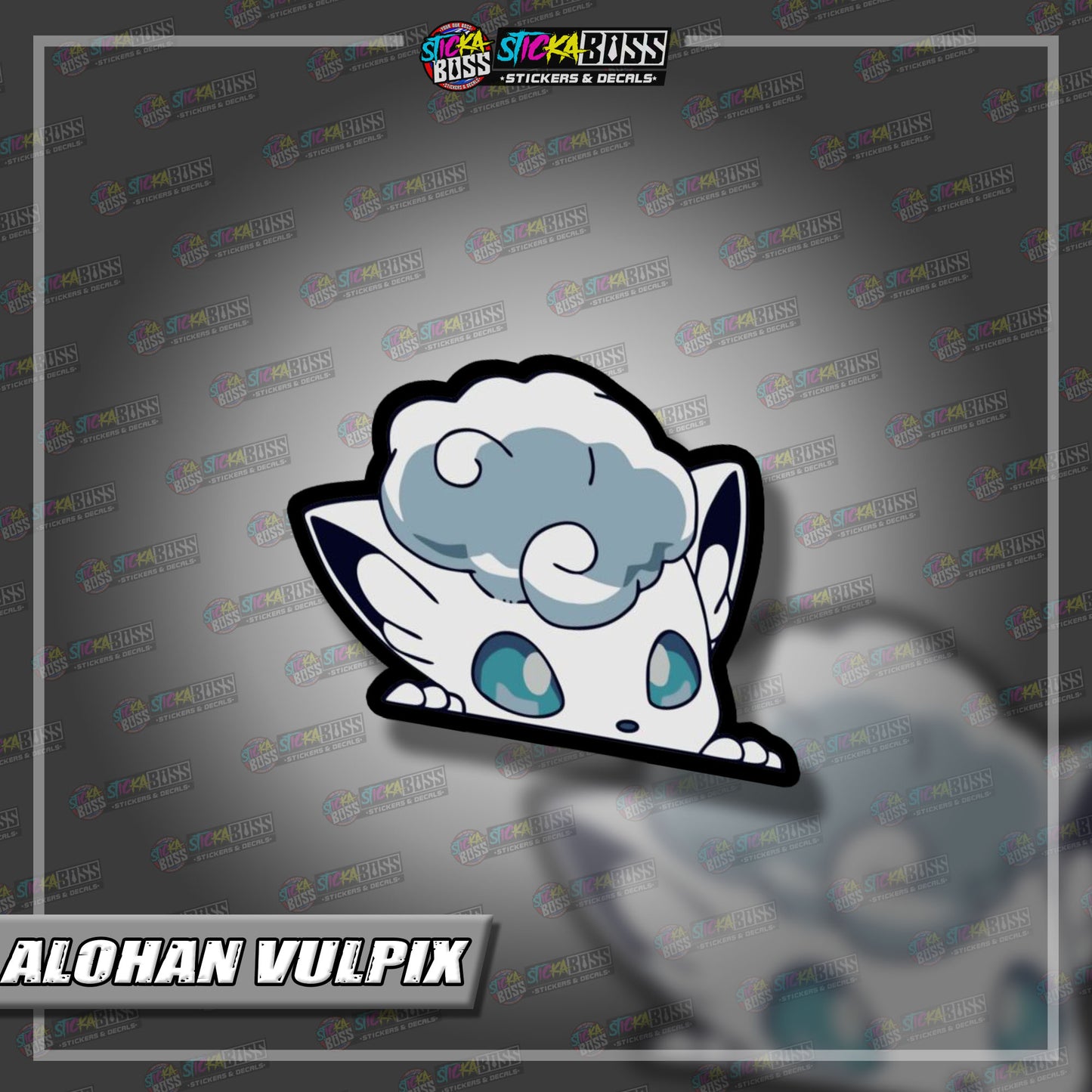 POKEMON | ANIME PEEKER STICKER【VINYL PRINTED】( LAMINATED / WATERPROOF )