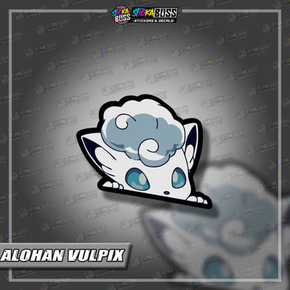 POKEMON | ANIME PEEKER STICKER【VINYL PRINTED】( LAMINATED / WATERPROOF )