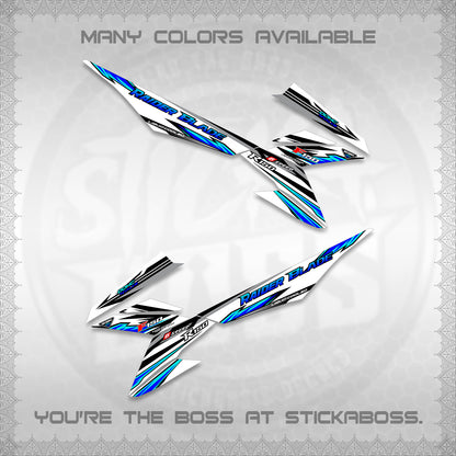 RAIDER BLADE 150 FOR WHITE DECAL(2026 NEW SHARP)STICKER DECALS By STICKABOSS