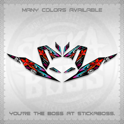 CLICK 125 V4 DECALS (2026 ARAI STAR RACING DESIGN) STICKER DECALS By STICKABOSS