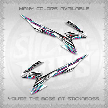 RAIDER BLADE 150 FOR WHITE DECAL(2026 NEW SHARP)STICKER DECALS By STICKABOSS