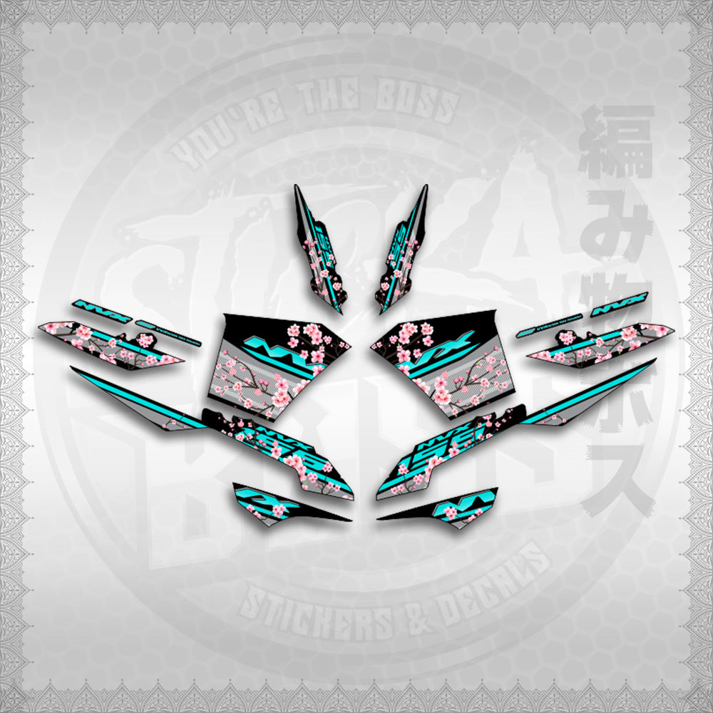 STICKER DECALS for AEROX V3 ALPHA TURBO INDO-MALAYSIAN (AV3SAIN) By STICKABOSS (SOFIE LAMINATED WATERPROOF)