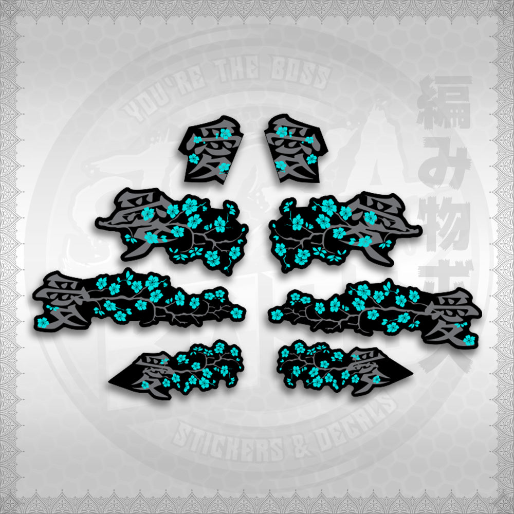 STICKER DECALS for NMAX V3 TURBO INDO (NV3SAXFL) By STICKABOSS (SOFIE LAMINATED WATERPROOF)