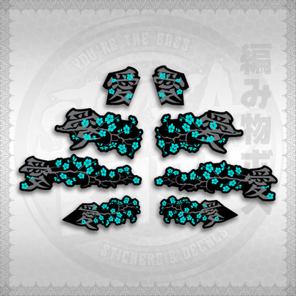 STICKER DECALS for NMAX V3 TURBO INDO (NV3SAXFL) By STICKABOSS (SOFIE LAMINATED WATERPROOF)