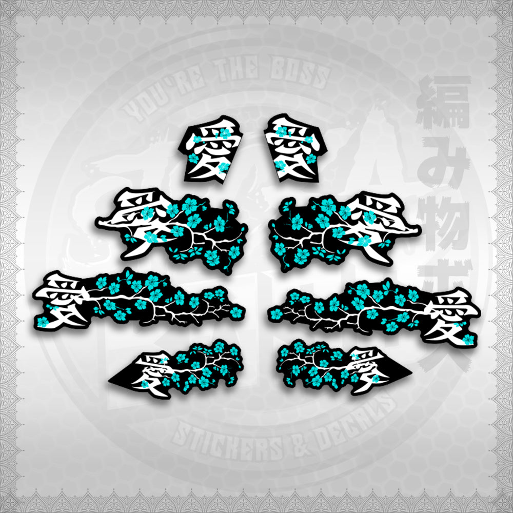 STICKER DECALS for NMAX V3 TURBO INDO (NV3SAXFL) By STICKABOSS (SOFIE LAMINATED WATERPROOF)