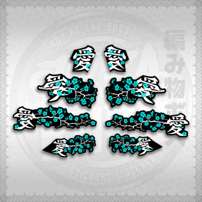 STICKER DECALS for NMAX V3 TURBO INDO (NV3SAXFL) By STICKABOSS (SOFIE LAMINATED WATERPROOF)