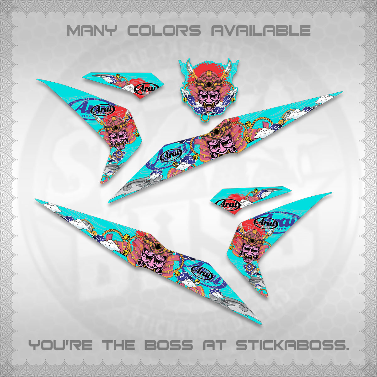 BEAT FI V2 INDO DECALS (2026 NEW SAMURAI MOTIF) STICKER KITS BY STICKABOSS