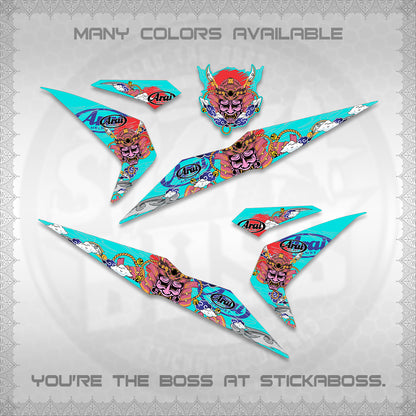 BEAT FI V2 INDO DECALS (2026 NEW SAMURAI MOTIF) STICKER KITS BY STICKABOSS