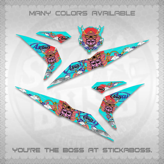 BEAT FI V2 INDO DECALS (2026 NEW SAMURAI MOTIF) STICKER KITS BY STICKABOSS