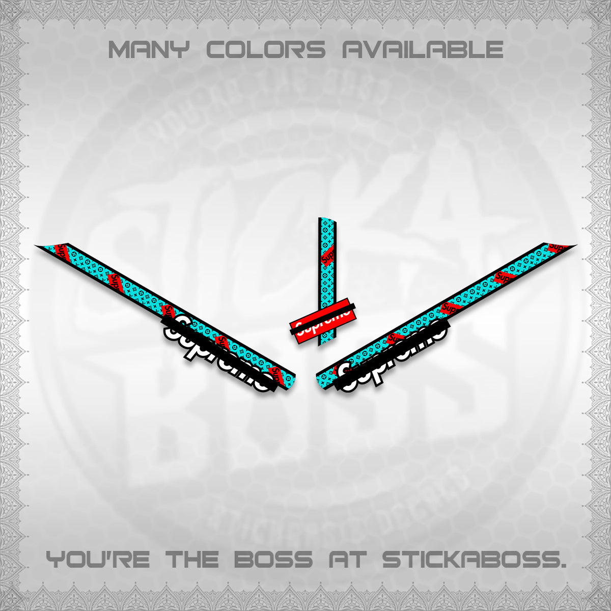 GIORNO 125 DECALS (2026 LUXSUP LV DESIGN) STICKER DECALS BY STICKABOSS