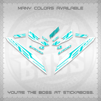 CLICK V3 FOR WHITE VARIO DECALS (2026 V3E 001 DESIGN)STICKER DECALS By STICKABOSS