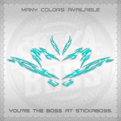 CLICK 125 V4 INDO VARIO FOR WHITE DECALS (2026 NUSANTARA STRIPING) STICKER DECALS By STICKABOSS