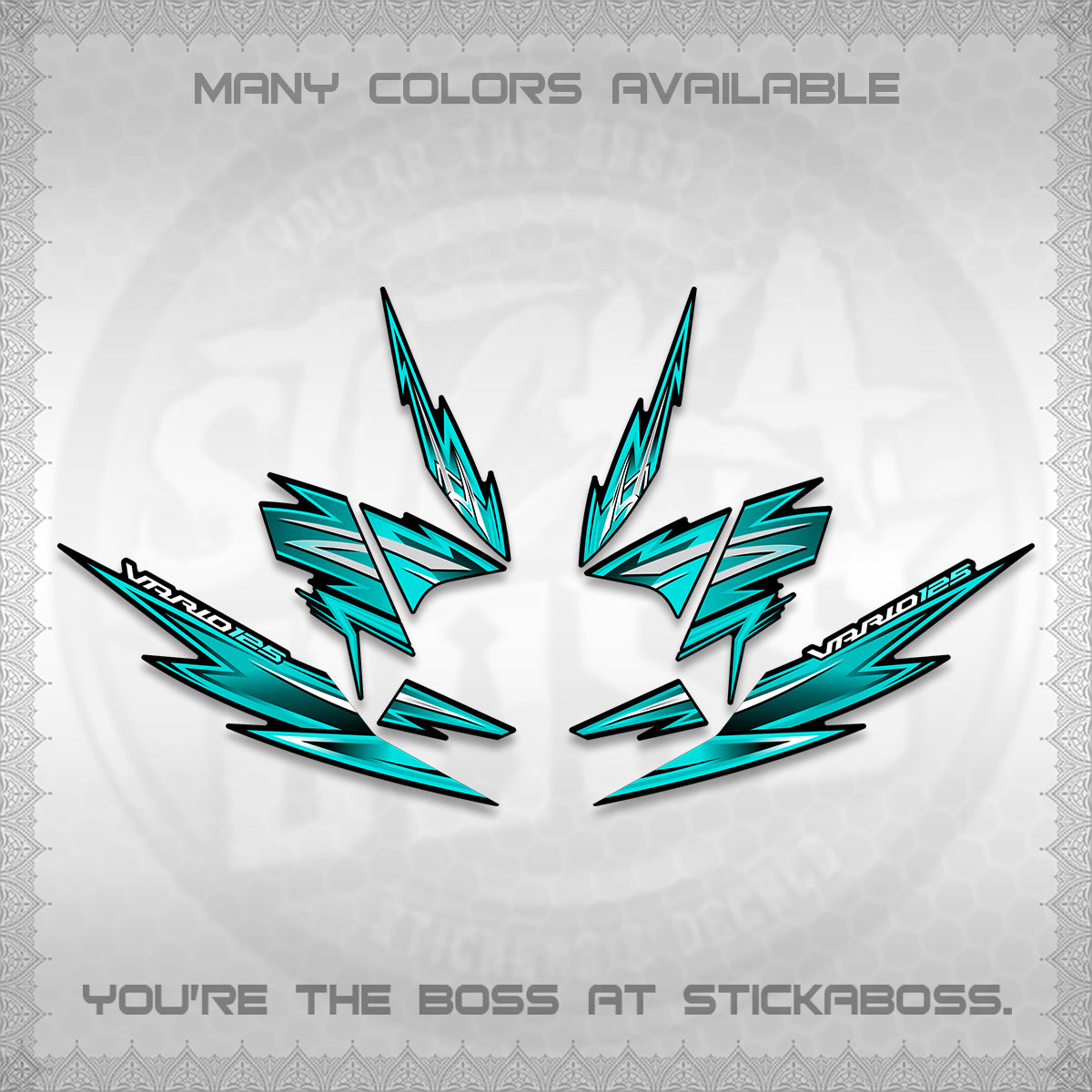 CLICK 125 V4 INDO VARIO DECALS (2026 VANDOREN STYLE) STICKER DECALS By STICKABOSS